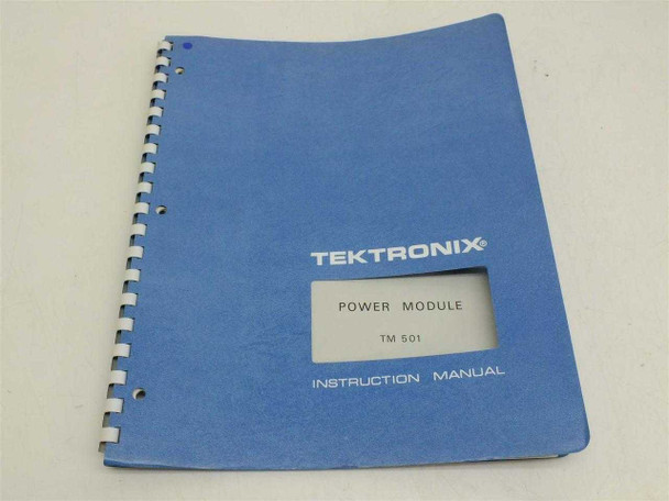 Tektronix TM501 Power Module Instruction Manual