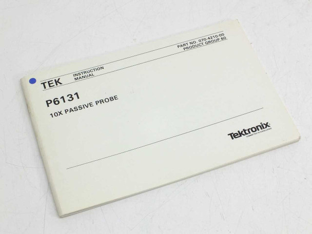Tektronix P6131 10X Passive Probe Instruction Manual