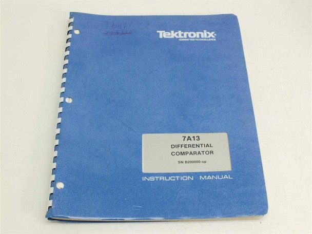 Tektronix 7A13 Instruction manual