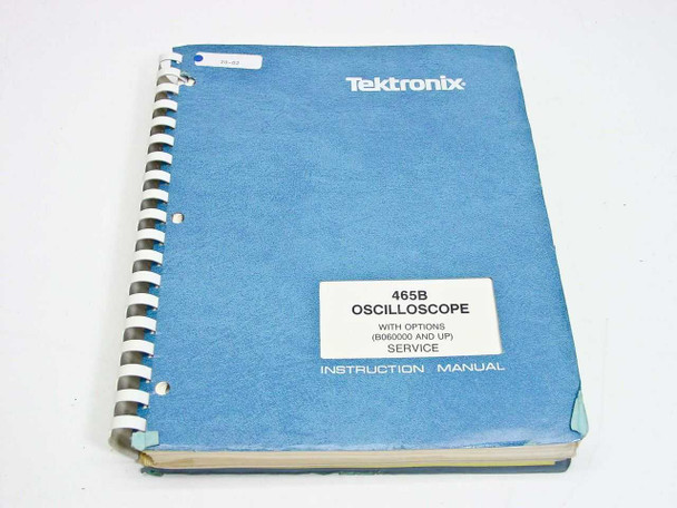 Tektronix 465B with Opt Service Manual