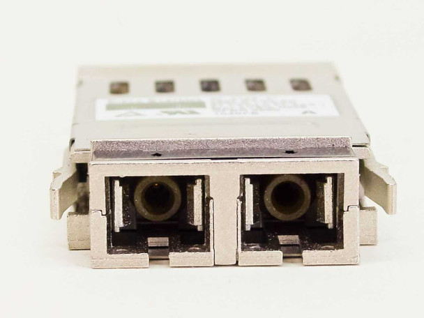Cisco 30-0759-01 GBIC module — front face view showing dual SC duplex fiber optic receptacles