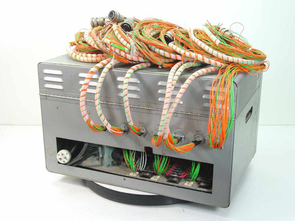 ESS TFX 5318 rear and side view showing ventilation slots, wiring harness bundles, and bottom interior access