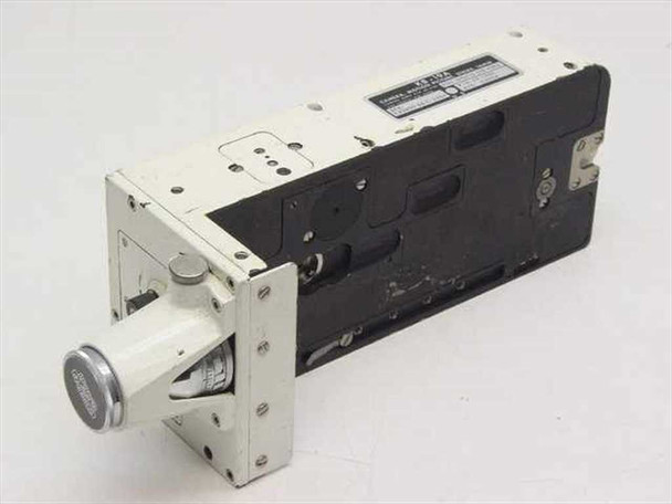 Photo-Sonics KB-19A 16mm Strike Motion Picture Camera – front-left view showing Schneider lens and white ruggedized body with label plate