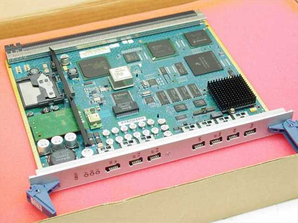 Ericsson ROJ1192209/1 CBU1 Control Base Unit Card – top-side PCB view showing main ICs and front panel connectors, card resting in anti-static packaging