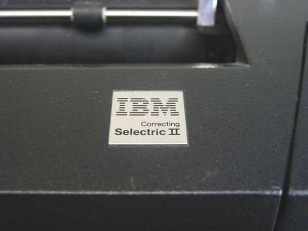 IBM Correcting Selectric II nameplate label closeup confirming model identification