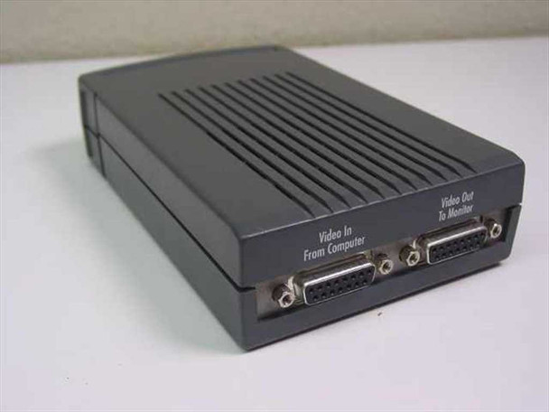 Focus Enhancements L-TV Portable Pro rear panel — DB15 Video In From Computer and DB15 Video Out To Monitor connectors