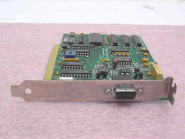 Telectronics Pacing Systems 190-6599 ISA Heart Simulator Card — angled front view showing DB-9 bracket connector and ISA edge connector