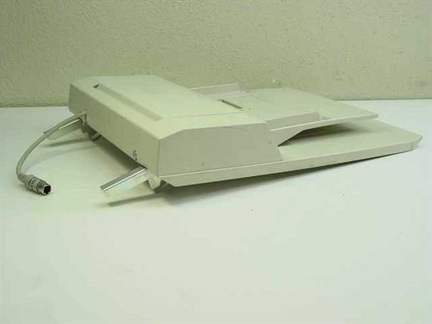 HP 88195A Document Feeder – side and rear view showing attached multi-pin connector cable and paper output tray