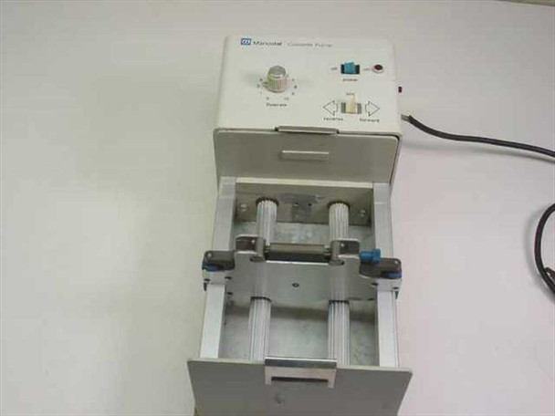 Manostat Cassette Pump 72-895-20-00 – front-facing view showing open cassette bay with rollers and top control panel