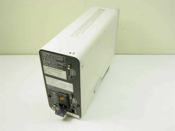 Mennen Medical 275-010-030 recorder printer – rear panel view showing DB-style Recorder Bus connector, IEC AC inlet, and caution labels