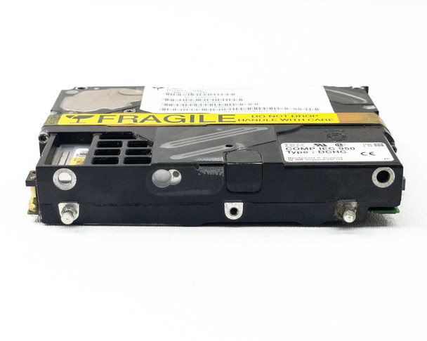 IBM 27H1698 SSA Hard Drive – front edge view showing COMP IEC 950 DCHC label and CE marking