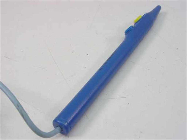 Cameron Miller 40-1516 electrosurgical pencil handle — right side view with attached grey cable