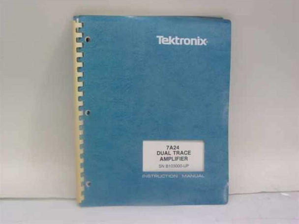 Tektronix 070-2391-00 7A24 Dual Trace Amplifier Instruction Manual