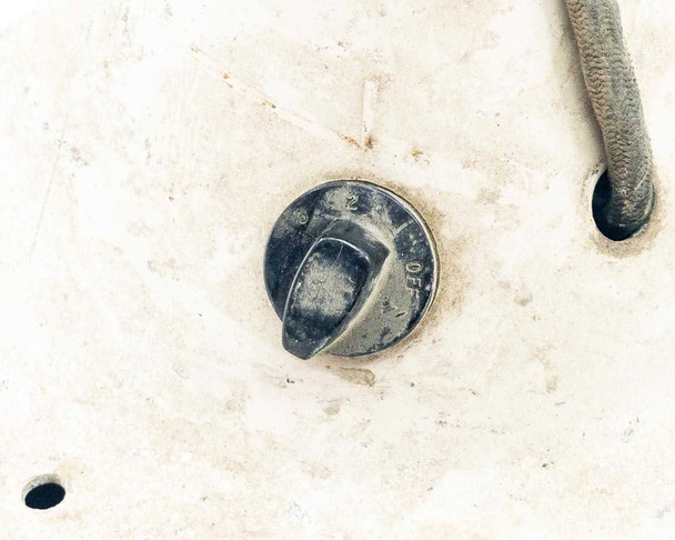 Robbins and Myers CG16 fan — close-up of rotary speed selector knob showing position markings including Off position