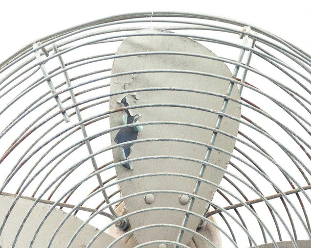 Robbins & Myers Inc CG16 1/2-35 Vintage Electric Fan 16.5" - Powers On, AS IS