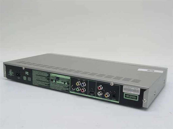 CyberHome DVD 655 rear panel showing HDMI output, composite RCA outputs, digital optical audio, and AC power inlet