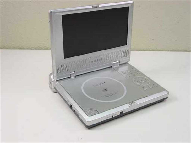 Initial IDM-1731 7" Portable DVD Player -Loose Hinge No Display- As Is For Parts