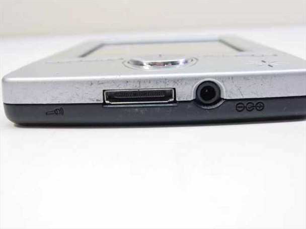 ViewSonic V35 Pocket PC – bottom edge showing sync/charge connector port and 3.5mm headphone jack