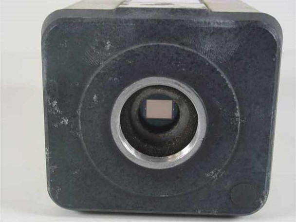Javelin JE-7242 CCD Camera – front lens mount view showing C-mount opening and CCD sensor chip