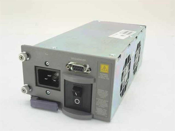 Sun 370-1812-02 AC Input Fan Assembly – front panel showing IEC 220V power inlet, rocker switch, and DB-9 sequencer connector