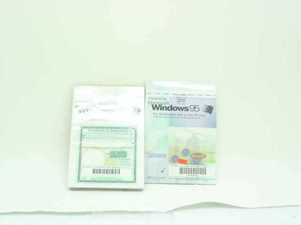 Microsoft X03-32822 Introducing Windows 95 Booklet & CD