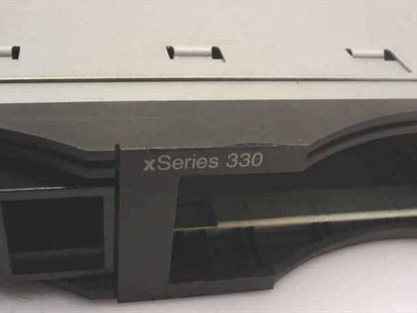 IBM xSeries 330 front bezel closeup showing xSeries 330 model name badge