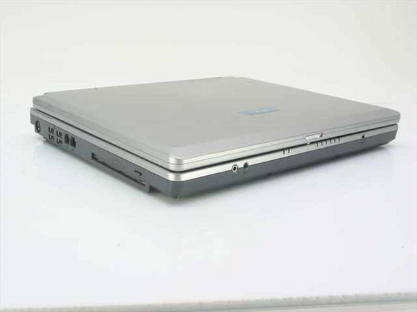 TAIO Jetbook 700 laptop closed – top cover view showing silver lid with TAIO logo badge