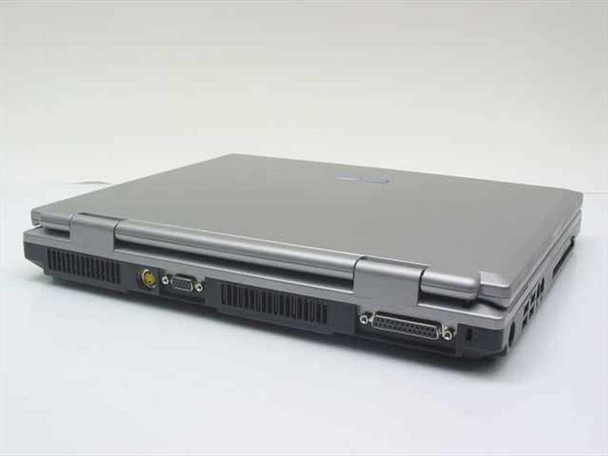 TAIO Jetbook 700 rear port view – VGA output, PS/2 port, parallel DB25 port and ventilation grilles visible