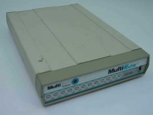 MultiTech MT932BA MultiModem II desktop external modem — top and front panel view showing LED indicators