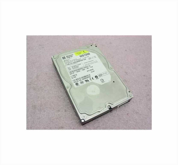 Western Digital WD1200JB 120GB IDE 3.5" hard drive – top label view showing WD1200 model designation