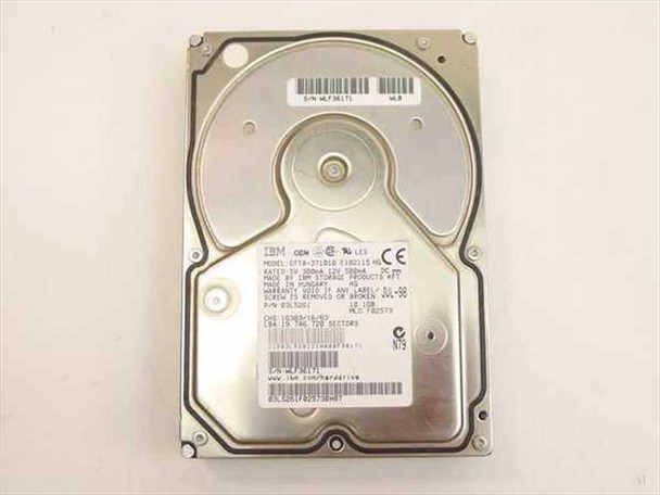 IBM 10.1GB 3.5" IDE Hard Drive 03L5261