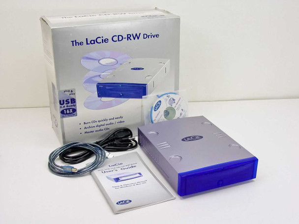 La Cie Ltd. CD-RW USB 2.0 External 16x10x40x w/toast SE2100 - AS IS