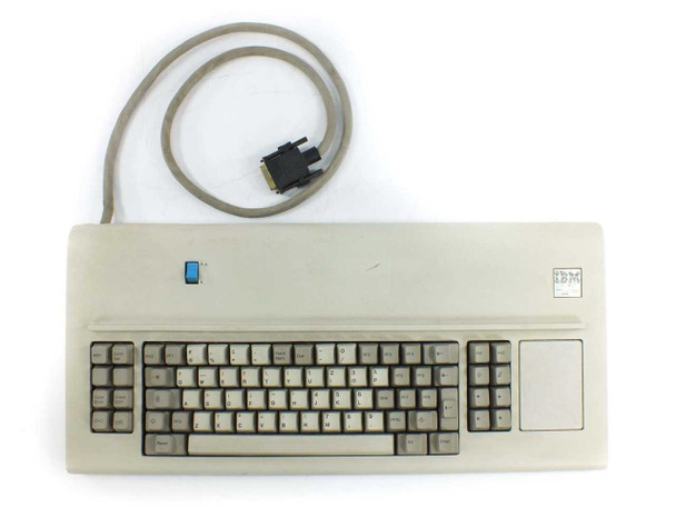 IBM 5640991 Vintage 1984 Clicky 3178 Terminal Keyboard - Square Metal Logo