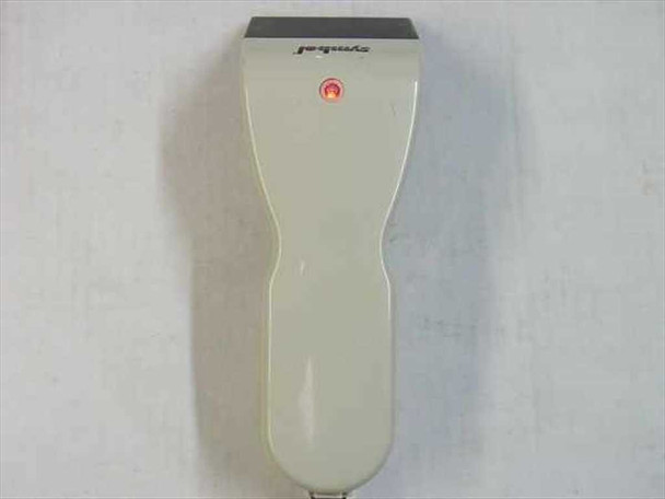 Symbol LT-1880-I100A handheld barcode scanner – top view showing scan window and Symbol logo