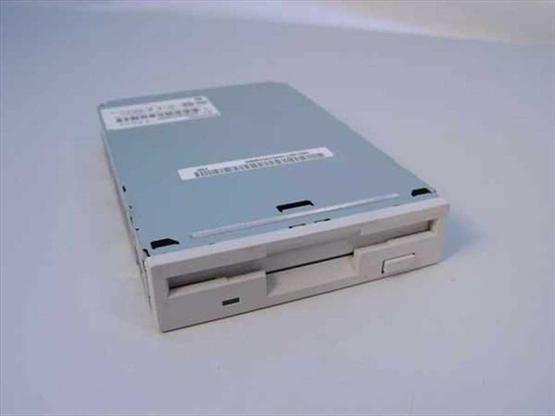 Panasonic JU-256A046P 1.44MB 3.5 inch internal floppy disk drive – front and top view showing bezel and disk slot