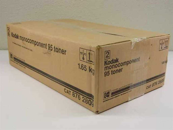 Kodak Monocomponent 95 Toner CAT 876 2809 — angled view of box showing front and right side panels