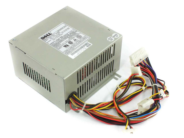 Dell PS-5231-1 230W ATX power supply – rear/side view showing ventilation grille and wire harness