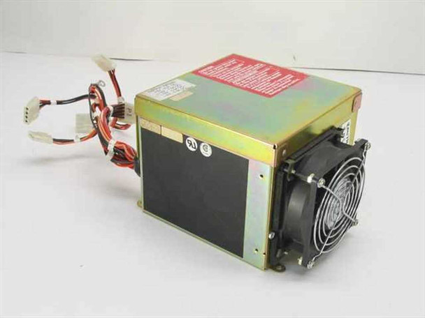 Zenith ZDS 234-850 desktop power supply – left side and top view showing output harness wiring and cooling fan