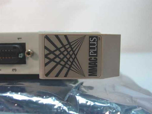 Cabletron MMAC Plus logo on module bracket end cap