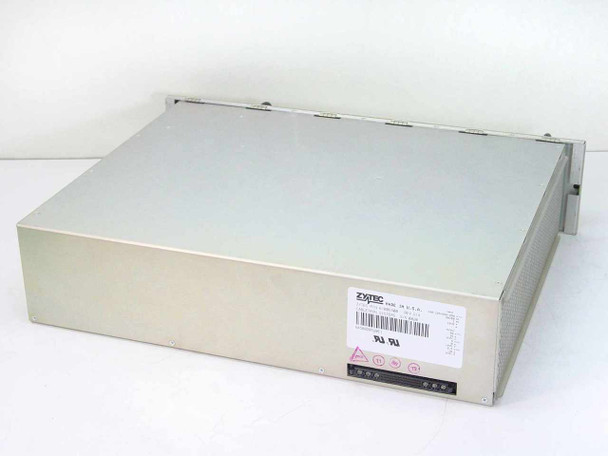 Cabletron 9C206-1 power supply top-right view showing Zytec UL label with barcode on bottom panel