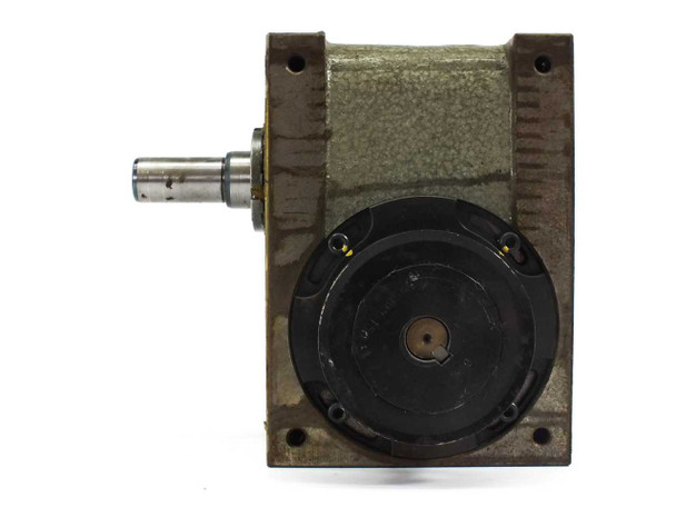Sandex Sankyo 6D Rotary Indexing Drive – opposite side view showing output shaft stub and circular output flange housing
