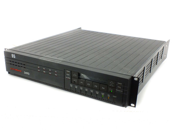 Paradyne 3470-A1-102 PIXNET Diagnostic Modem 14.4K to 19.2K bps in 19" Rack