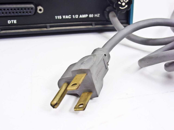 Codex 5202 Modem AC power cord close-up showing standard 2-prong plug