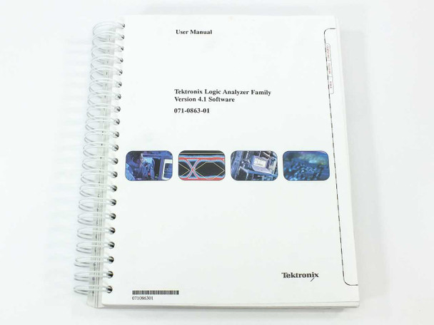 Tektronix Logic Analyzer Family Version 4.1 Software User Manual