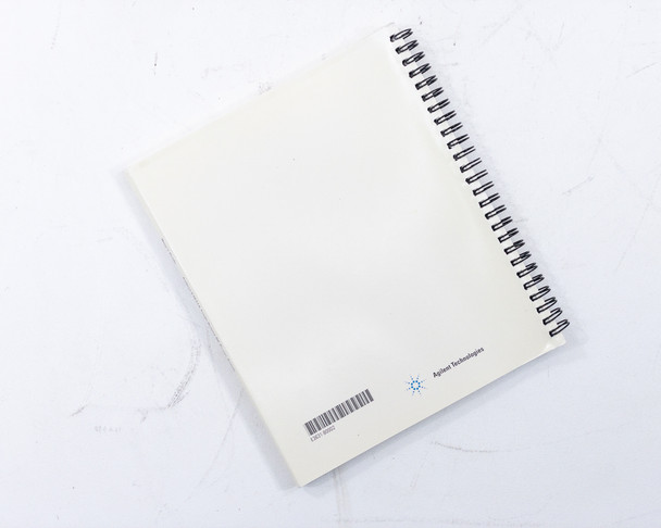 HP Agilent E3631A User's Guide – back cover showing Agilent Technologies logo and barcode label E3631-90002