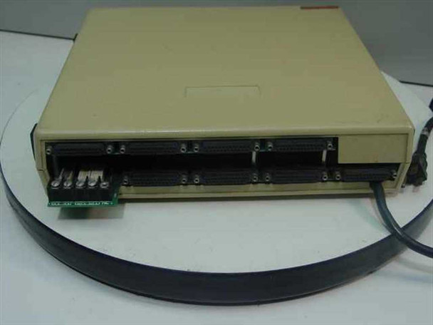 MICOM Instamux 470LR – rear panel showing multiple 25-pin DB-25 RS-232 ports