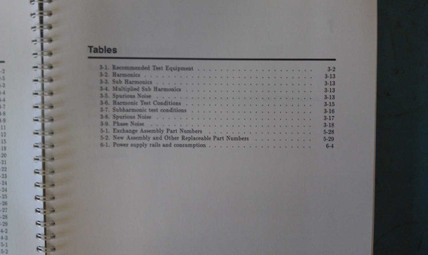 HP 70311-90001 70311A and 70312A Clock Sources Service Manual