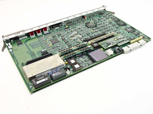 Bay Networks 5310A Ethernet NMM Board – opposite angled top view showing underside components and sub-board