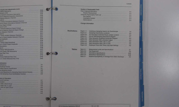 Tektronix 070-7053-00 SD-24 TDR/Sampling Head Service Reference Manual