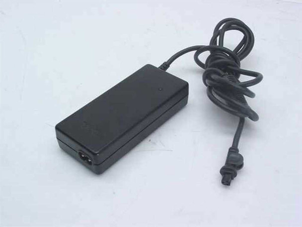 Dell PA-1 laptop AC adapter showing DC output barrel connector tip and power cord — side profile view